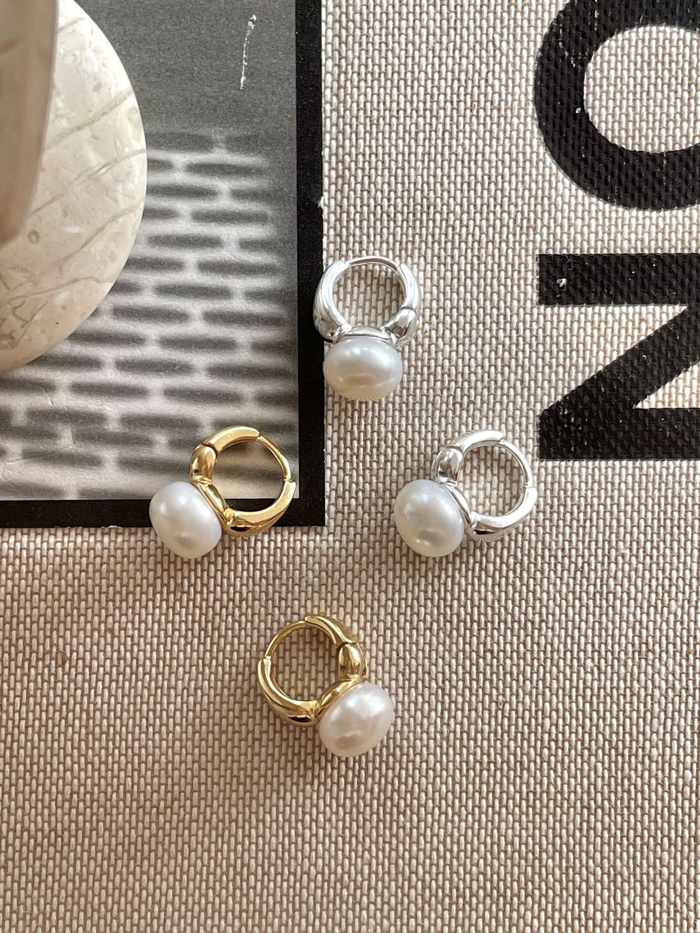 5g Weight 925 Sterling Silver Ear Needle Material 18K Gold Plated Plating Material Pearl Inlay Material Earrings Classification 1 Pair Quantity Daily Occasion 925 Sterling Silver Material Round Pattern All Seasons Season Women's Gender Inlay Design Simple Style Style 1 Pair 18K Gold Plated 925 Sterling Silver Pearl 925 Sterling Silver Earrings Round Earrings 14