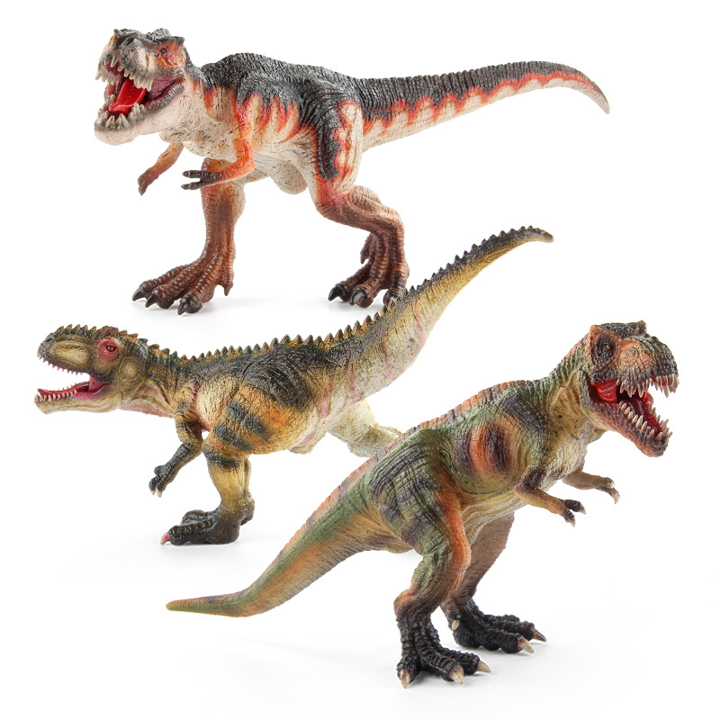 Figura de exhibición estática de dinosaurios de la jurásica, modelo sólido de animales del sur de América: Giganotosaurus, Halesaurus, Velociraptor, para niños, transfronterizo.