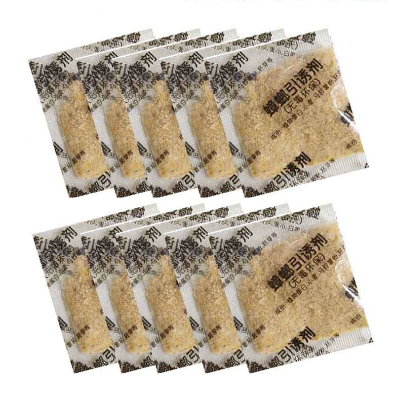 Ловушка для тараканов использует приманку в виде порошка-аттрактанта для тараканов, привлекающего их к ловушке.