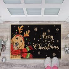 跨境万圣节水晶绒地垫玄关耐脏耐磨地垫入户门垫卫生间洗漱台脚垫