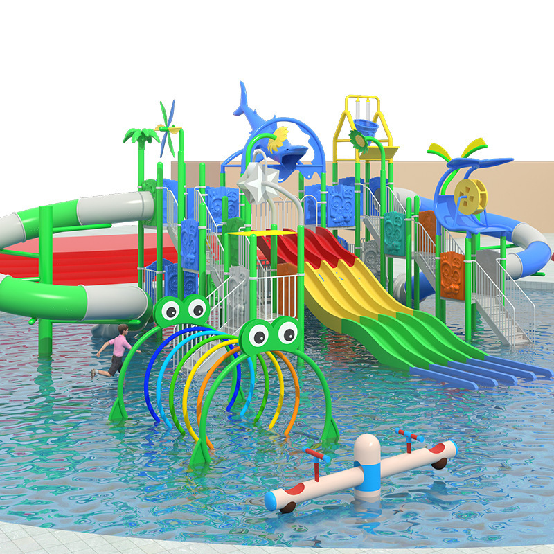 プラスチック製の滑り台、大型景勝公園、ウォーターパークの遊具、カスタムメイドの子供用屋外滑り台とブランコ|undefined
