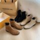 Foreign Trade plus size Pointed Boots Women's 2024 Autumn and Winter New Simple Suede Fashion Rear Zipper Thick Martin Boots Women