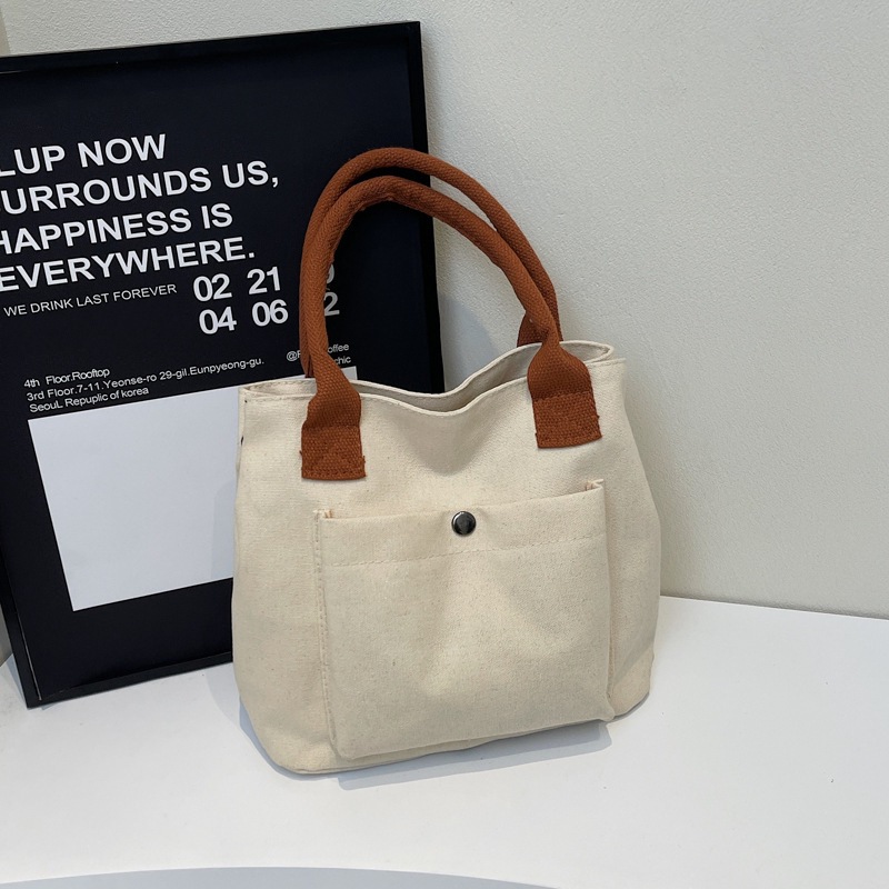 Bolsa de lona para mujeres invierno 2024 bolso de hombro bolso de mano de gran capacidad bolso japonés bolso de mujer bolso de ocio