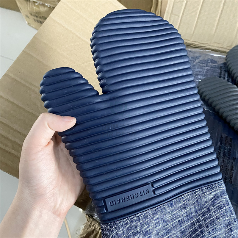 隔热手套防烫硅胶厨房防滑隔热烤箱蒸锅烘焙耐高温加厚微波炉手套|undefined