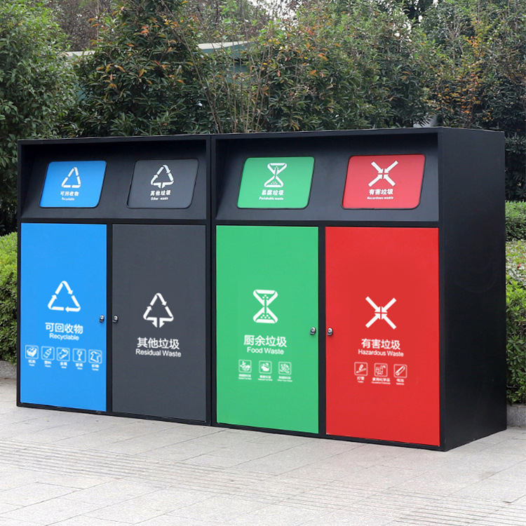 Custom Sanitation 240l Litres Garbage Bin Residential Community Outdoor Large Sealed Garbage Bin Cover Available Garbage Pavilion