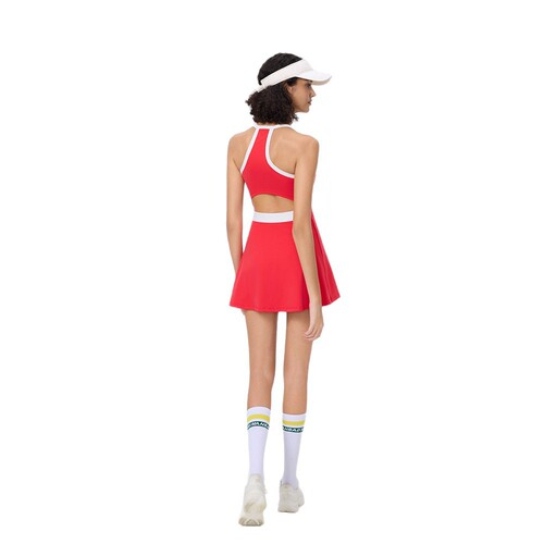Women's Summer New Casual Skin-friendly Sports Golf Built-in Leggings Tight Tennis Fitness Dress