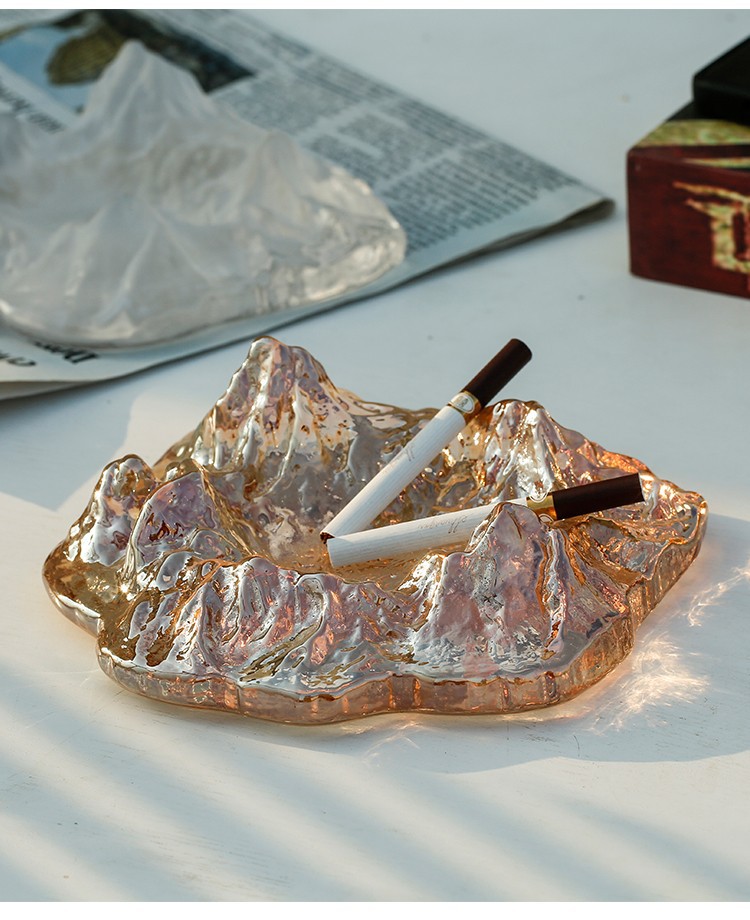 Casual, Elegant, Glam Style Casual Elegant Glam Solid Color Glass Artificial Decorations