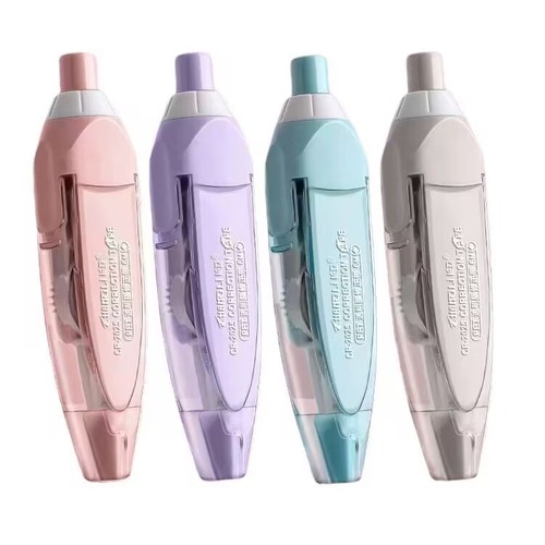 【Press to Replace Core】Long Stand Correction Tape Wholesale High-End Ins Japanese Style Portable Set Correction Tape Stationery