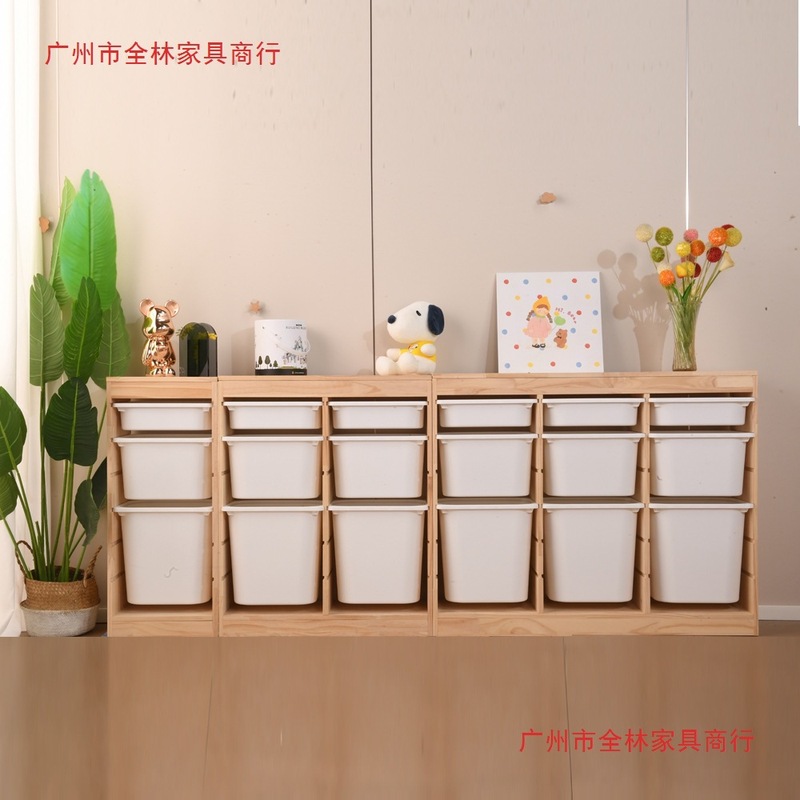 儿童玩具收纳柜大容量实木玩具柜婴儿用品储物置物架宝宝房收纳柜|undefined