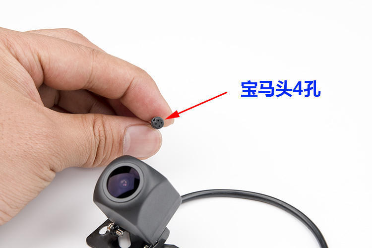Universal 4-Hole 5-Hole Dash Cam with Streaming Media, Clear Night Vision, In-Car Reversing Image, Rear Camera Lens
