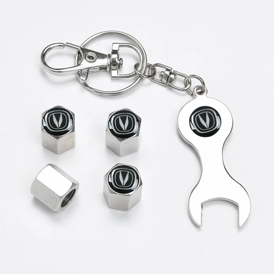 Other Automotive Exterior Supplies, Car tire valve cover - changan-silver-wrench-4-pack