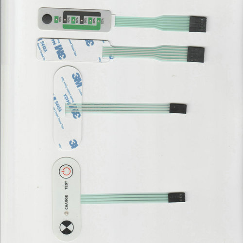 Thin-film switch manufacturer's built-in LED light blistered keys have a good tactile feel, waterproof, oilproof, and pressure thin-film keys