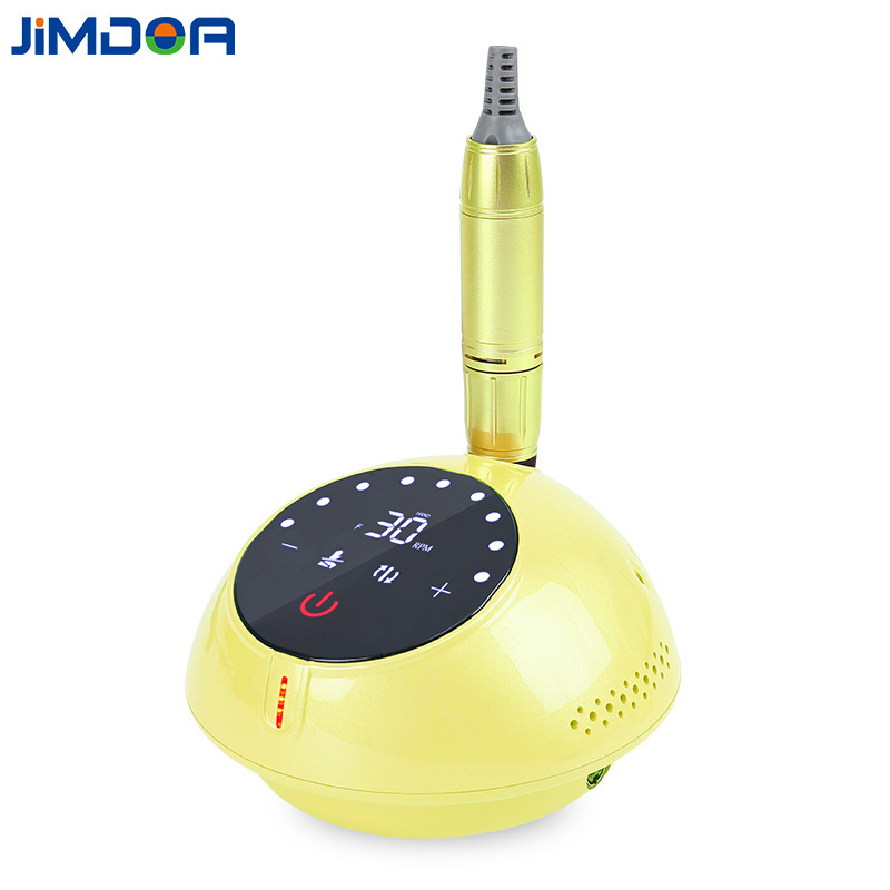 JIMDOA cepillo de carbono personalizado transfronterizo máquina de pulido de uñas pantalla LCD herramienta automática de pulido de uñas
