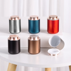 Tea can iron can small size portable mini travel canisters sealed tea box loose tea small tea canisters empty can