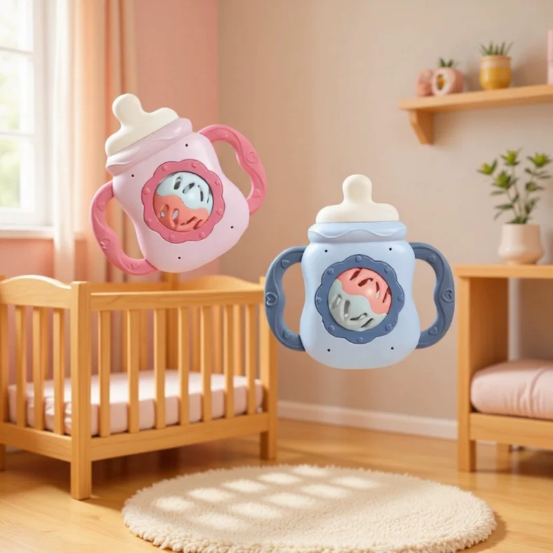 Детское прорезыватель, beanbag из мягкой резины, бутылочка, игрушка, может кусаться, раннее образование, 0-3-6-8 месяцев