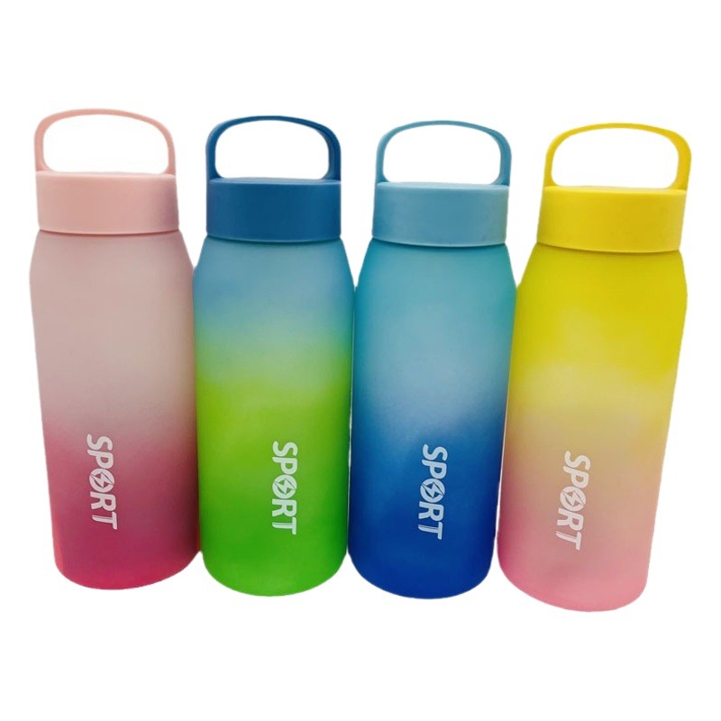 Yuntong nuevo gradiente deportes taza de agua Comercio exterior espacio taza Amazon 700ml publicidad regalo taza fabricante