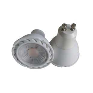 LED 5W COB plastic aluminum spotlight constant current wide pressure 80 finger white spotlight GU10 warranty for two years