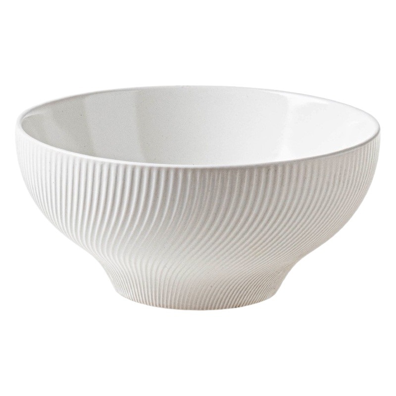 Value Floating Series Vajilla Tazón de fideos Tazón de cerámica Tazón de arroz en relieve retro Tazón de verduras para el hogar Tazón de sopa Tazón grande práctico