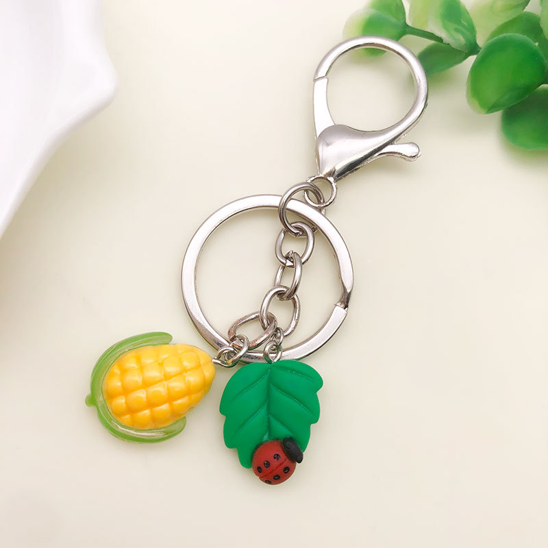 Epoxy Design 1 Piece Resin Fruit Mushroom Butterfly Pendant