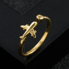 Fashionable copper ring hip-hop style, accessory, European style, simple and elegant design, wholesale