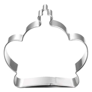 Stainless Steel Biscuit Cutting Mold Princess Crown Prince Crown Molding Mold Pastry Baking Cookies Cracker Cut Fold