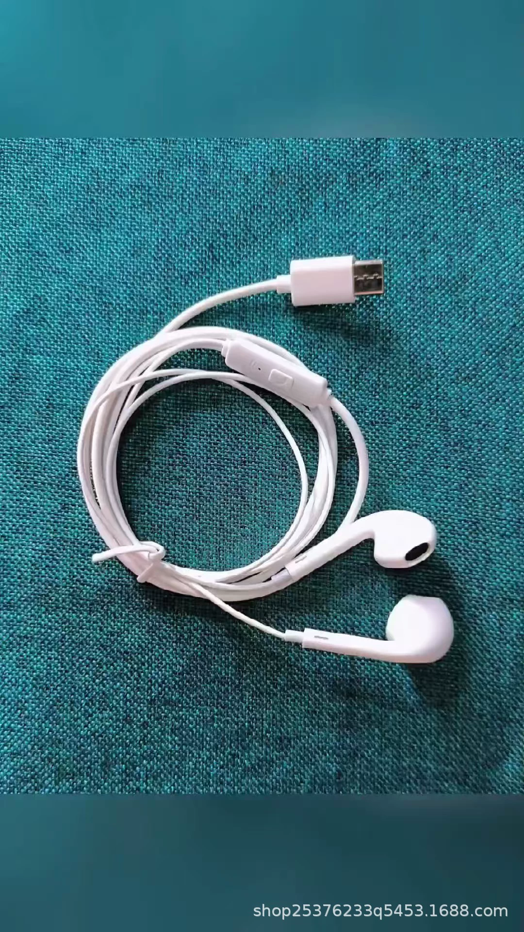 dodb/ Наушники проводные с управлением на шнуре, USB‑C, совместимы с Apple, Huawei, iPhone и Android