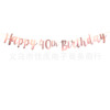 Happy BIRTHDAY Birthday Pull Birthday Party Scenarian Scenes English Letter Number Pulling Flag