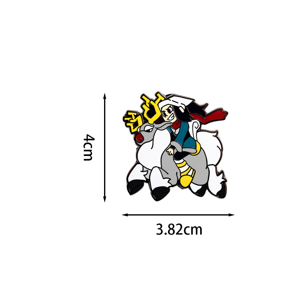 Cross-Border Best-Selling Pokémon Enamel Badges, Cute Cartoon Anime Accessories, Badges, Pokémon Bag Decorations
