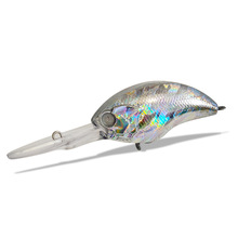 9cm/9.9g日系长舌烫金摇滚路亚饵深潜胖子无涂装假饵鱼饵本体