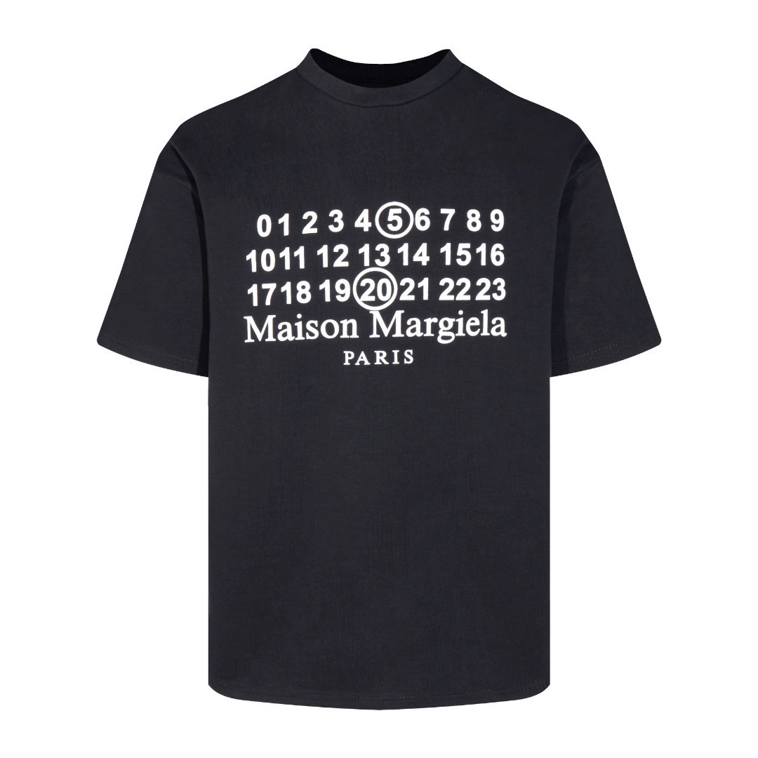 Maison Margiela mm6 520 limited model Xi Mengyao same four-corner stitching short-sleeved T-shirt