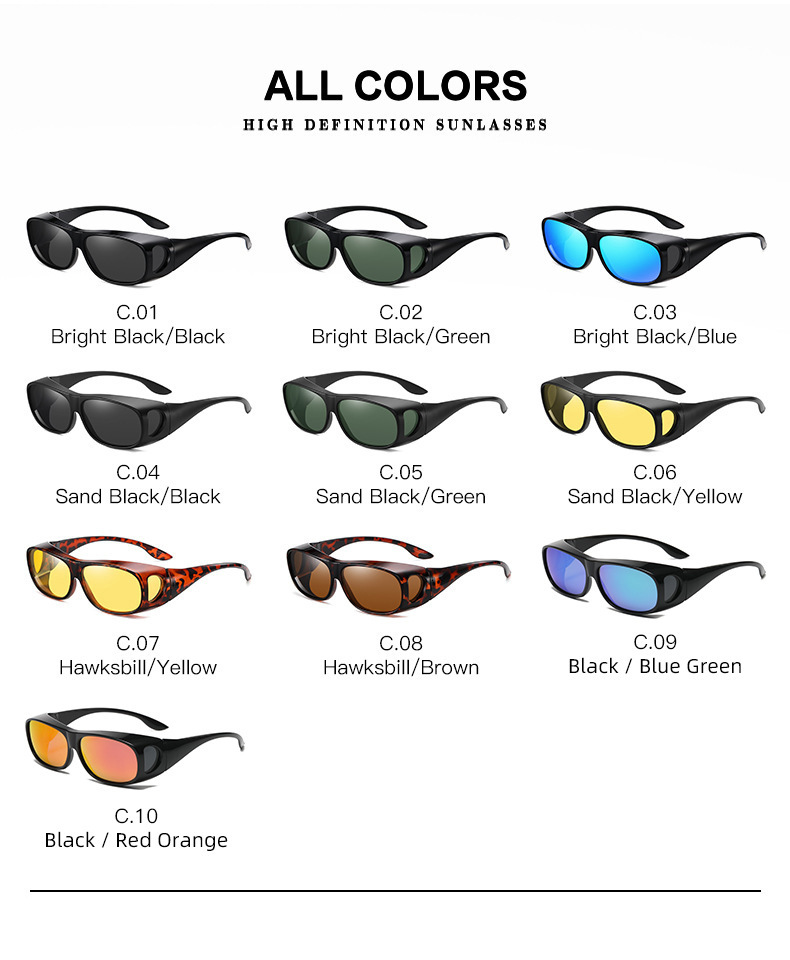 Windproof Sunglasses For Day And Night Vision Hd Driving Glasses_voghion.com