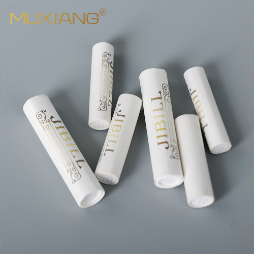 Wood cigarette pipe filter element 9mm activated carbon 6/7/8mm two-end ceramic cigarette holder filter element 50 pieces