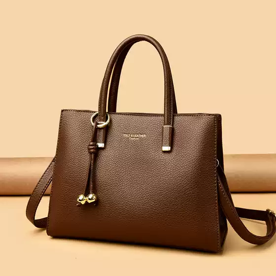 2025 New Autumn Winter Fashion Large Capacity Minimalist Briefcase Handbag Crossbody Retro Women's Tote Bag Shoulder Bag