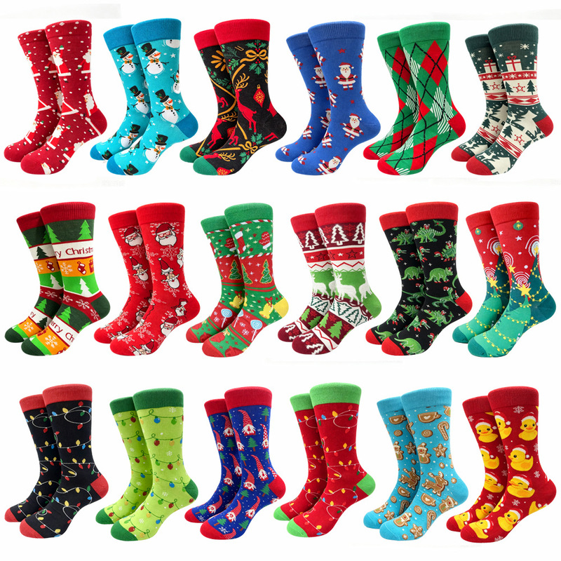 2026 Amazon Original New Christmas Socks, Mid-Calf Cotton Socks, Cross-Border Trade Socks, Men's and Women's Trendy Mid-Calf Socks 2026 Amazon Original New Christmas Socks, Mid-Calf Cotton Socks, Cross-Border Trade Socks, Men's and Women's Trendy Mid-Calf Socks