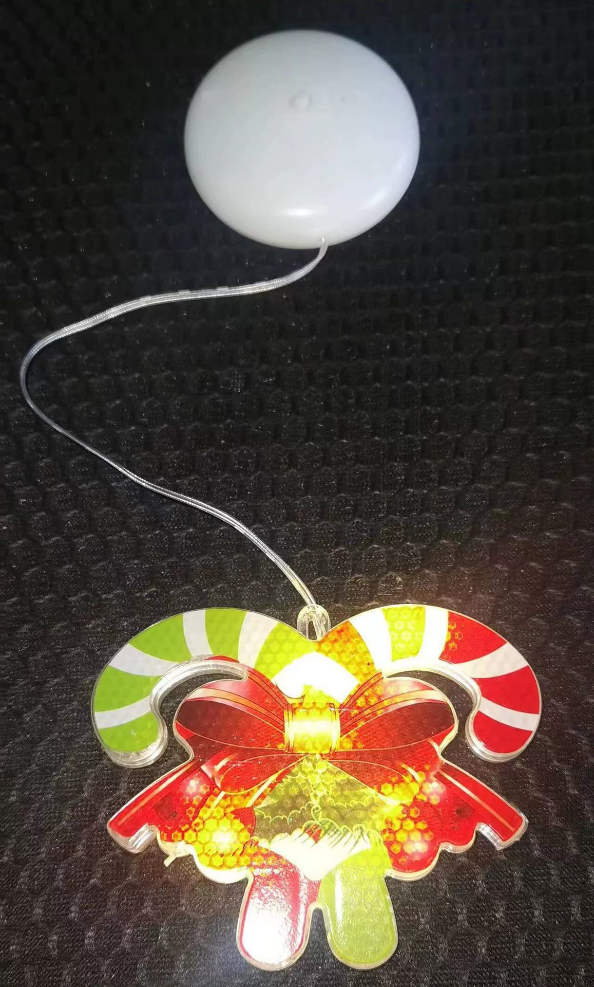 Ледяная потолочная LED-лампа — подвесной праздничный LED-украшение, множество мотивов, работает на батарейках