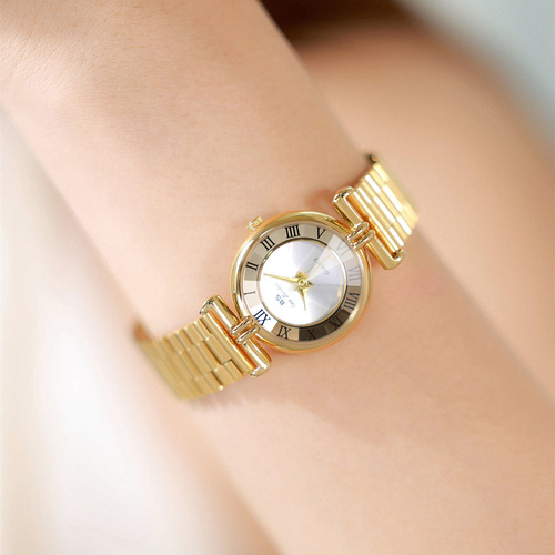 BS new hot-selling factory direct sales foreign trade approved patterned glass light luxury stainless steel chain watch temperament women's watch FA1793