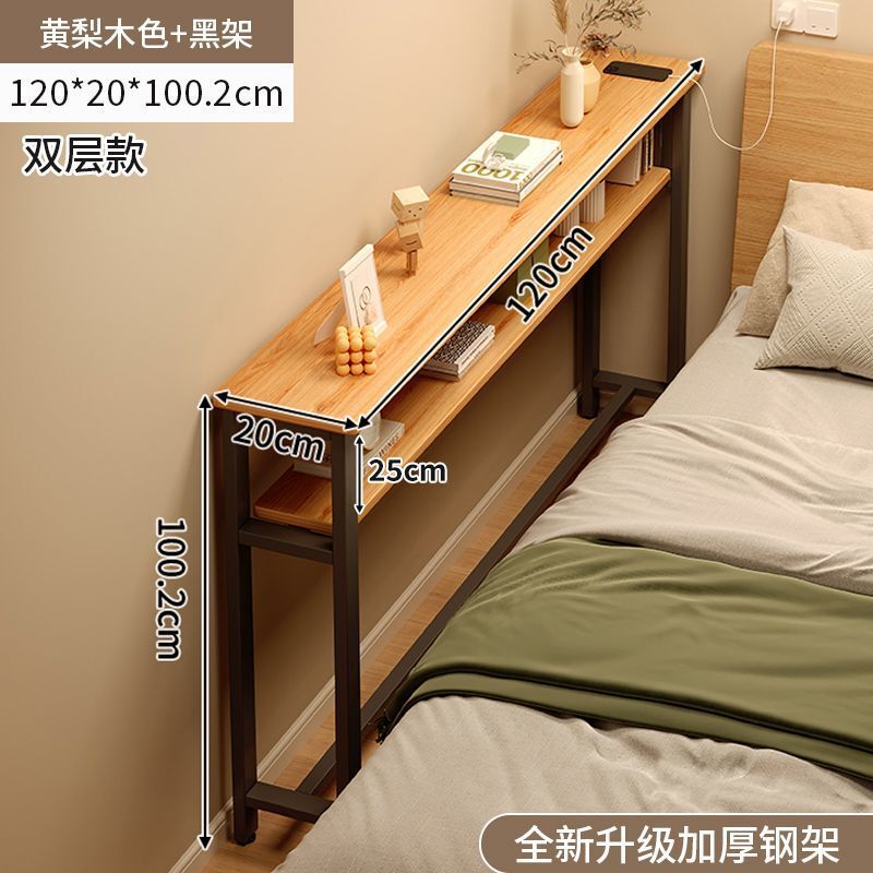 小户型卧室电脑桌女生简易书桌初中生家用工作台出租屋长条学习|undefined