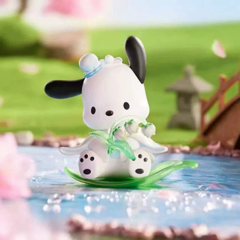 Десктопные слепые фигурки Sanrio New Rhyme Flower Appreciation Series, коллекция 2–6 шт.