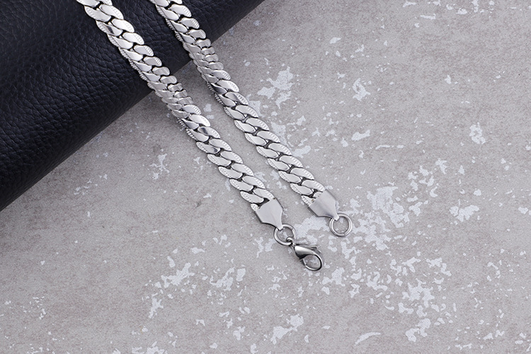 304 Stainless Steel Material Wholesale Jewelry Fashion Geometric 304 Stainless Steel Necklace