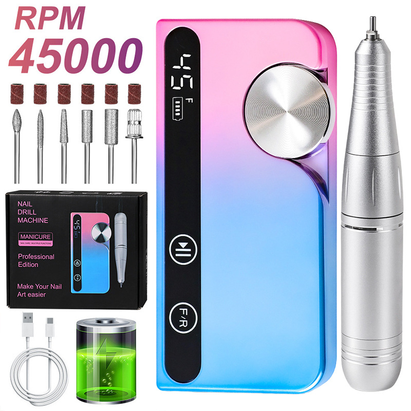 Torno Eléctrico para Uñas Portátil Recargable para Manicura image 53