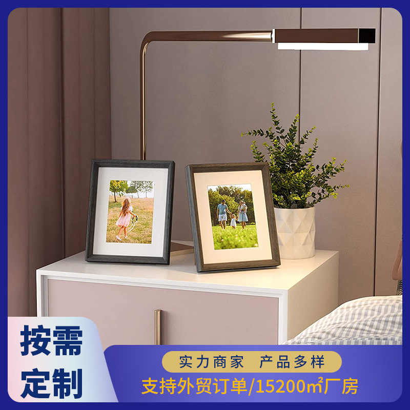 Scandinavian Photo Frame Table High-End Picture Frame 6-8inch Couple Photo Mounting Simple Picture Frame Empty Frame Custom Wholesale