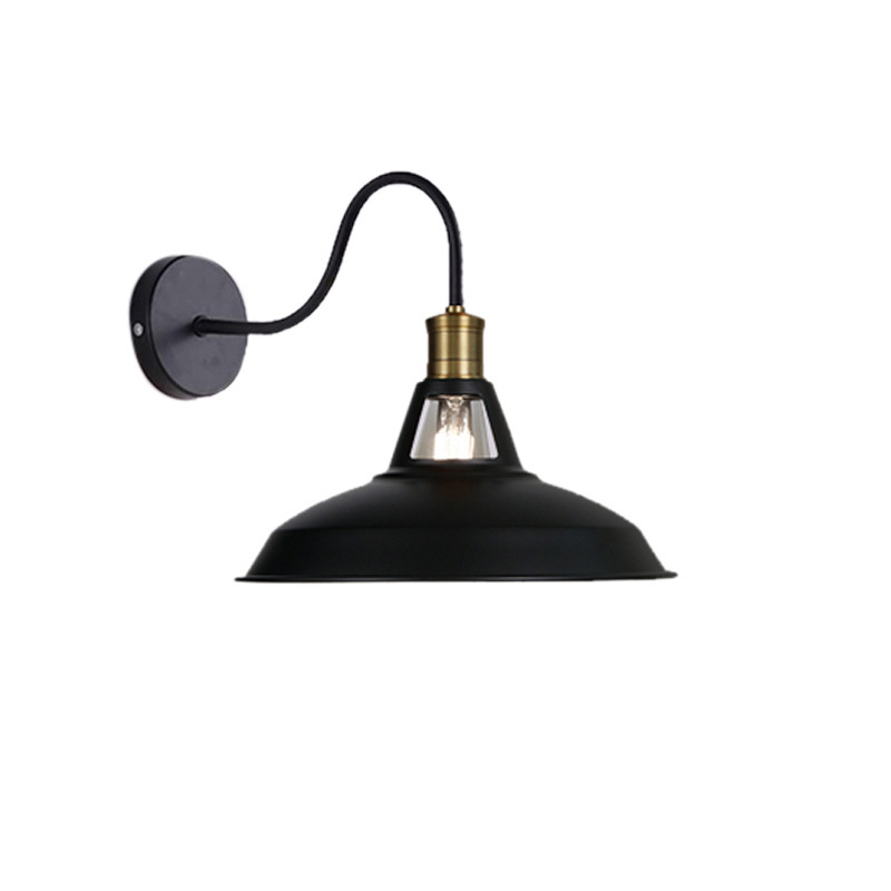 F 검은 벽 램프
