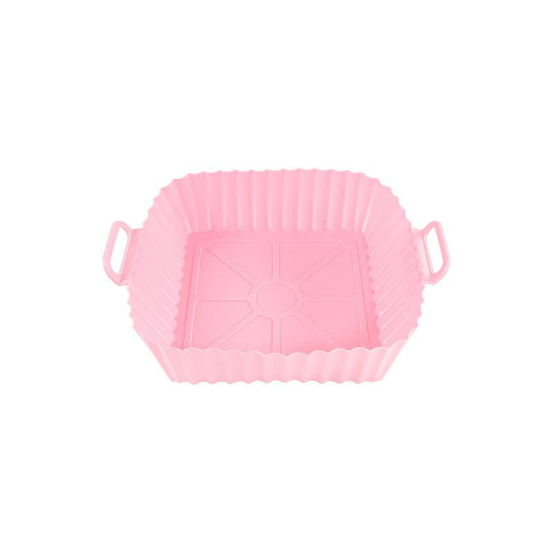 Amazon Hot Silicone Air Fryer Plate Grado de alimentos hogar plegable Silicone Air Fryer Plate