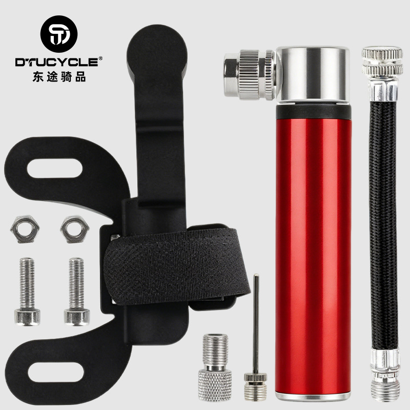 New bicycle high pressure pump air needle mini air cylinder basketball football aluminum alloy portable high pressure