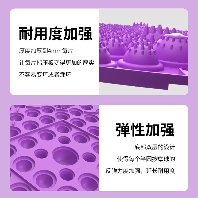 工場直販指圧ボードラウンド超痛み肥厚家庭用小さな冬タケノコフットマッサージマットスポーツマッサージつま先フィットネス|undefined