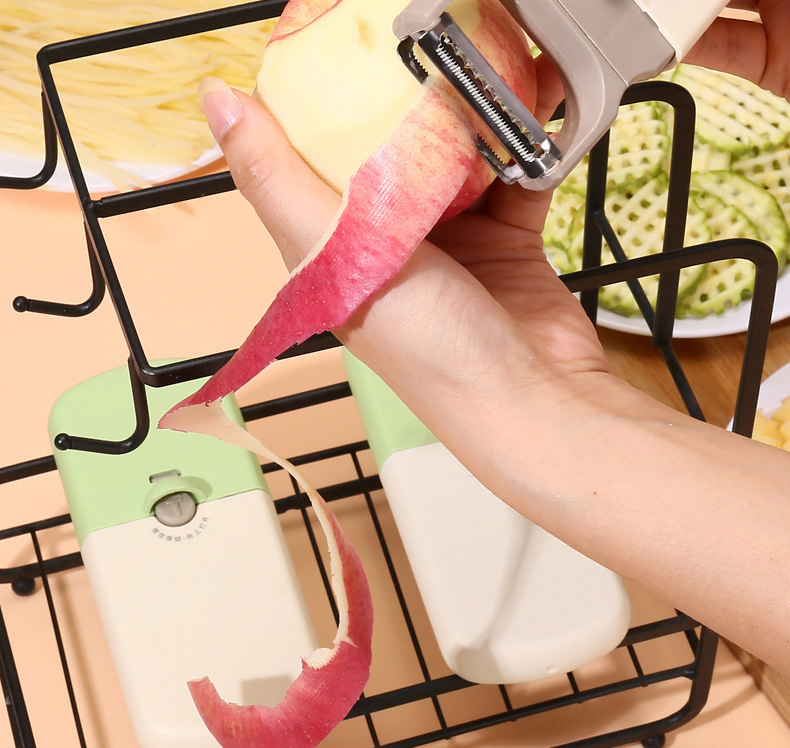Patented Multi-function 3-in-1 Vegetable and Fruit Slicer Peeler Shredder Grater for Potato Kitchen Home Use