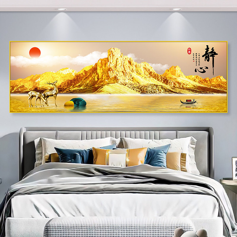 2026 Bedside Decorative Painting Self-Adhesive Wall Sticker with a Mountain Scene, Living Room Background Wall Wallpaper Painting, Entrance Decoration Painting 2026 Bedside Decorative Painting Self-Adhesive Wall Sticker with a Mountain Scene, Living Room Background Wall Wallpaper Painting, Entrance Decoration Painting