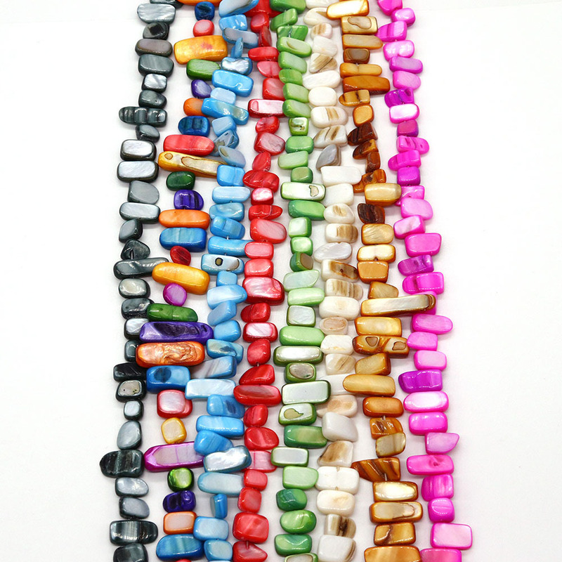 AliExpress Explosions Natural Freshwater Shell Dyeing Bulk Beads Irregular Beads DIY Necklace Beaded Jewelry Accessories AliExpress Explosions Natural Freshwater Shell Dyeing Bulk Beads Irregular Beads DIY Necklace Beaded Jewelry Accessories