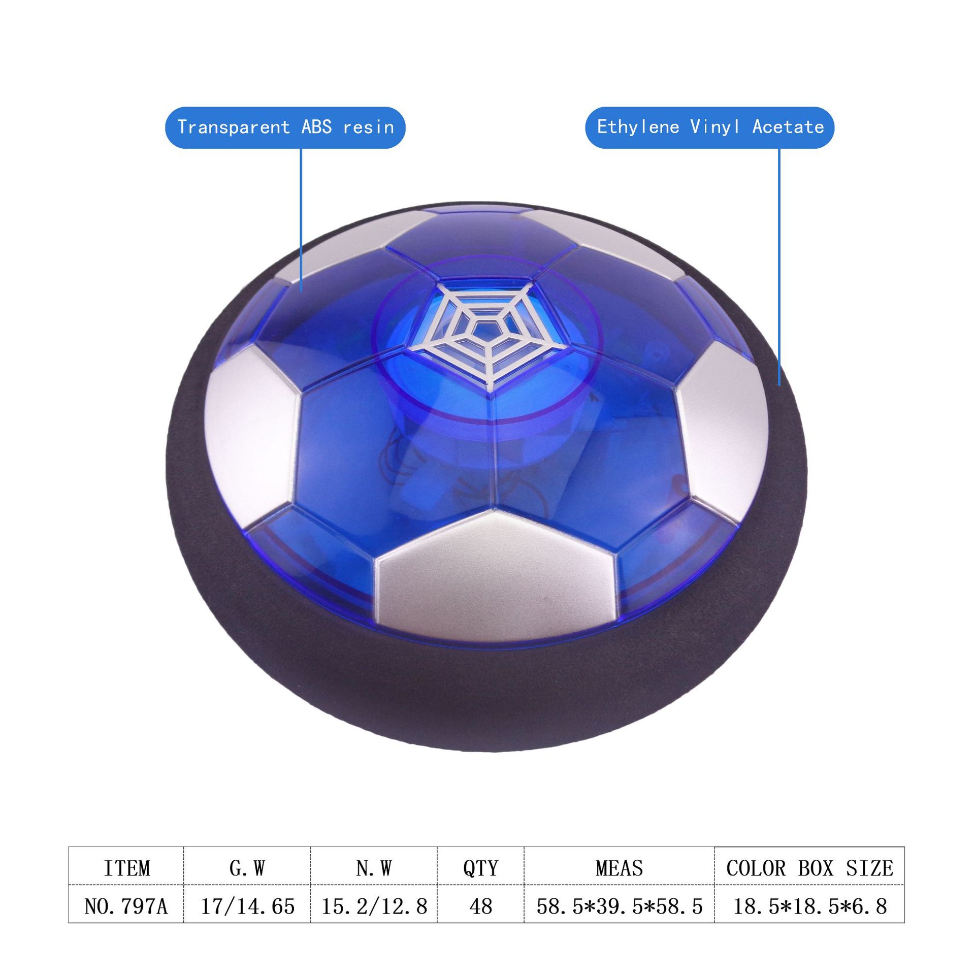 Juguetes infantiles de fútbol flotante transfronterizos de tenis de mesa con luces y música interactiva eléctrica para padres e hijos juguetes deportivos de ocio