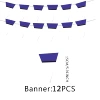 Pennant 12PCS-Purple Poke Ball